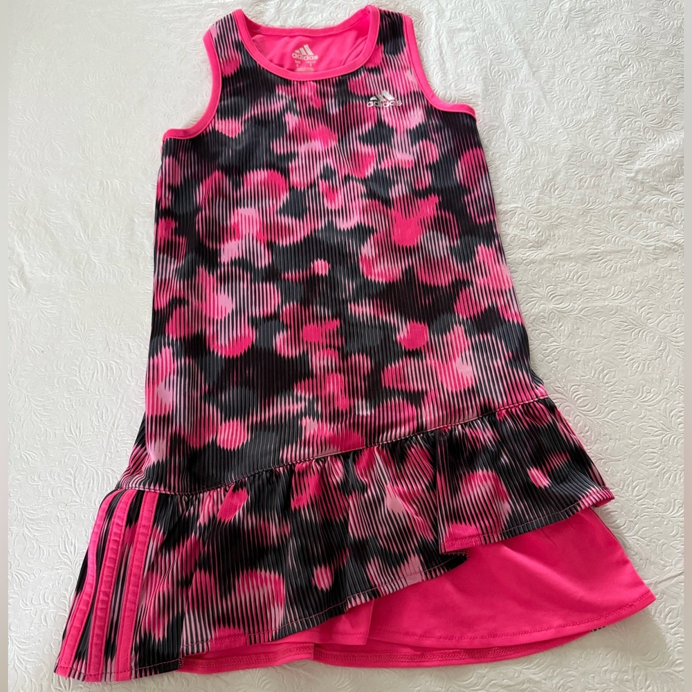 Adidas Pink and Black tennis dress